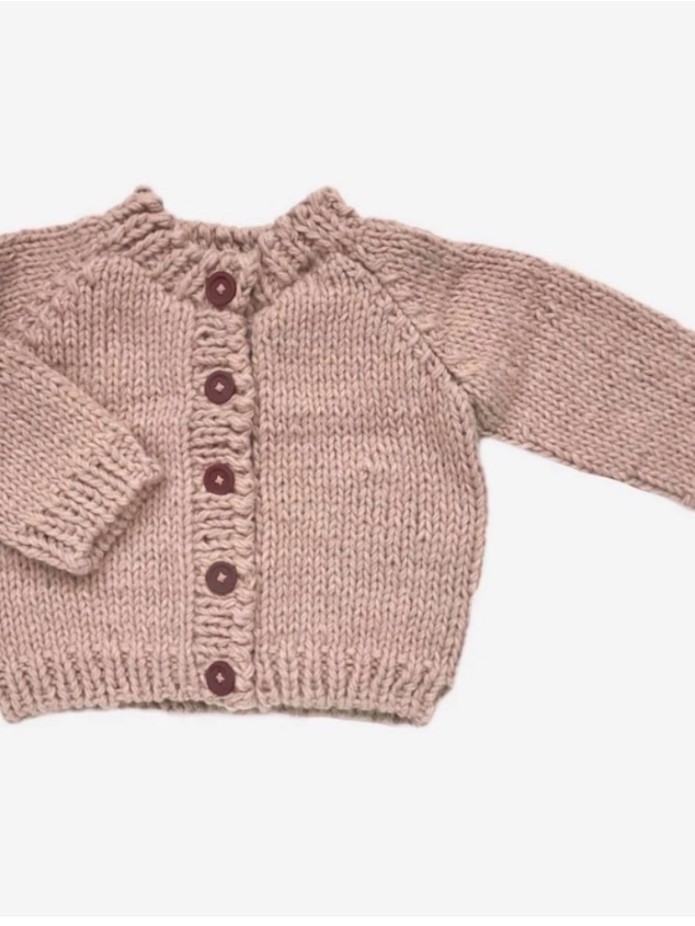 NWOT The Blueberry Hill Classic Blush Cardigan size 2y - 4y